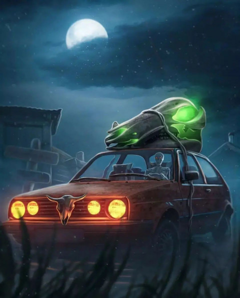 Horror Instagram Photo Editing CB Background HD