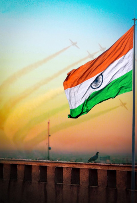 Independence Day Background For Picsart & Photoshop Editing Photo