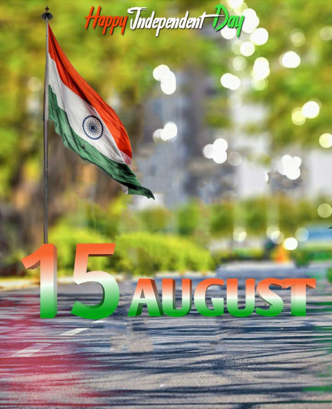 Indian Flag Background For Independence Day 15 August Photo Editing Free