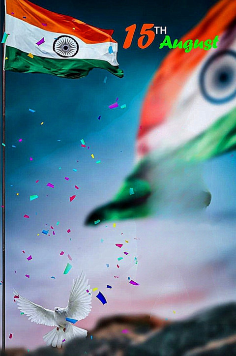 Indian Flag HD Background For Independence Day CB Photoshop Editing Pics