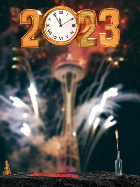 Latest Happy New Year 2023 Editing CB Background Download