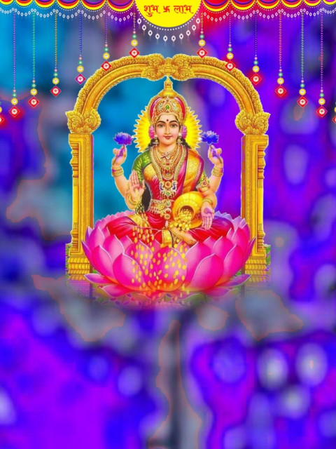 Latest Lakshmi Puja Diwali Special PicsArt Background New