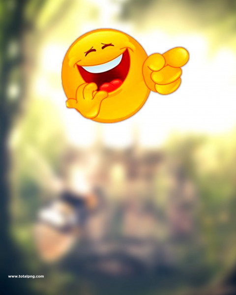 Laugh Emoji Photoshop Background HD For Editing