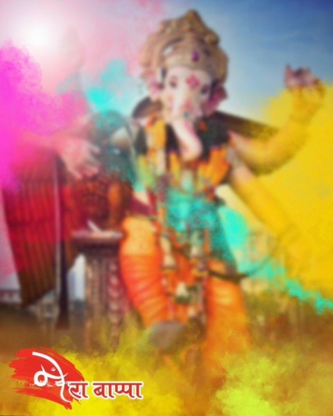 Lord Ganesh Chaturthi Background For CB PicsArt Editing Free