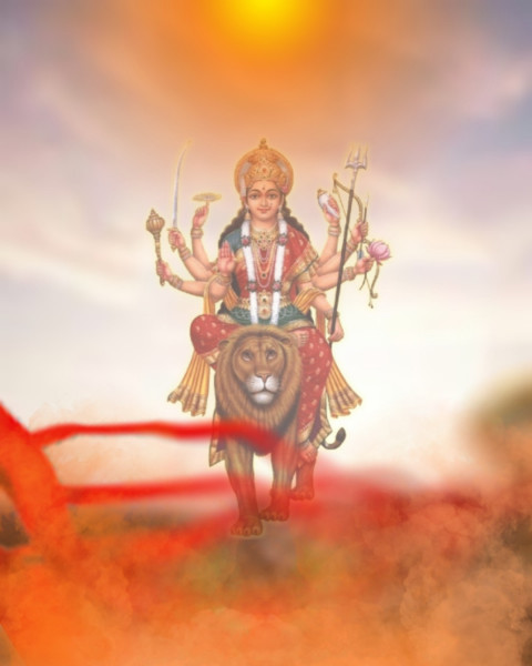 Maa Durga Puja CB PicsArt Photo Editing Background Download Images