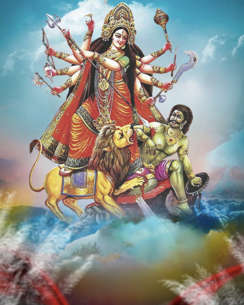 Maa Durga Puja CB PicsArt Photo Editing Background Download New