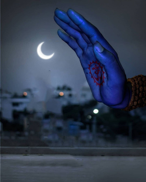 Maha Shivratri Editing Hand Background Download