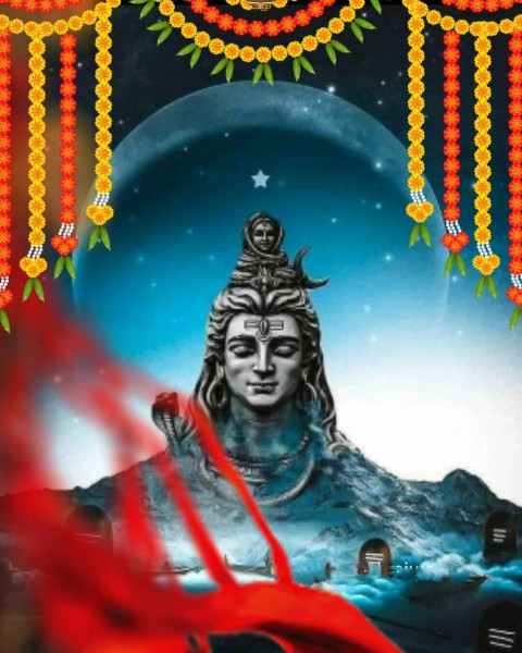 Mahakal Shivratri Background HD For CB Picsart Editing