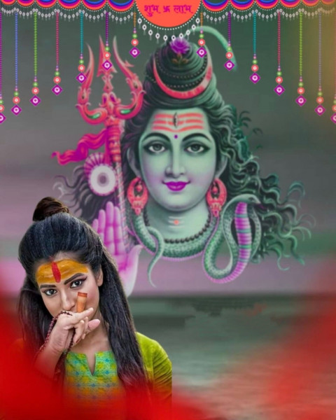 MahaShivratri Editing CB Background with Girl Free