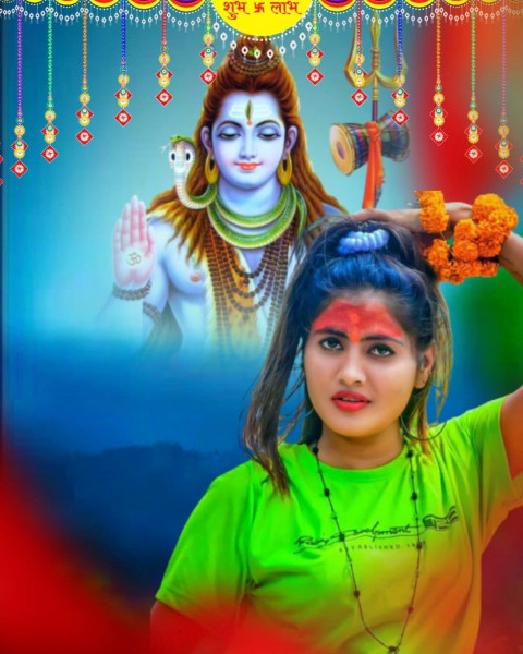 MahaShivratri Editing CB Background with Girl Pics