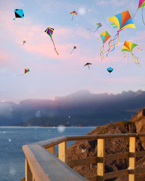 Makar Sankranti HD Background Images For CB Editing