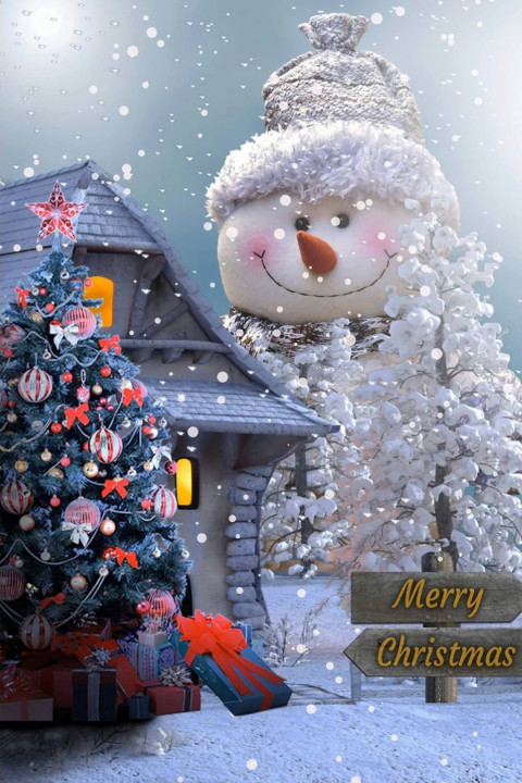 Merry Christmas Background Download For CB PicsArt Editing