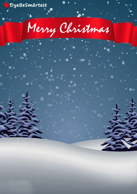 Merry Christmas Day Winter CB PicsArt Editing Background