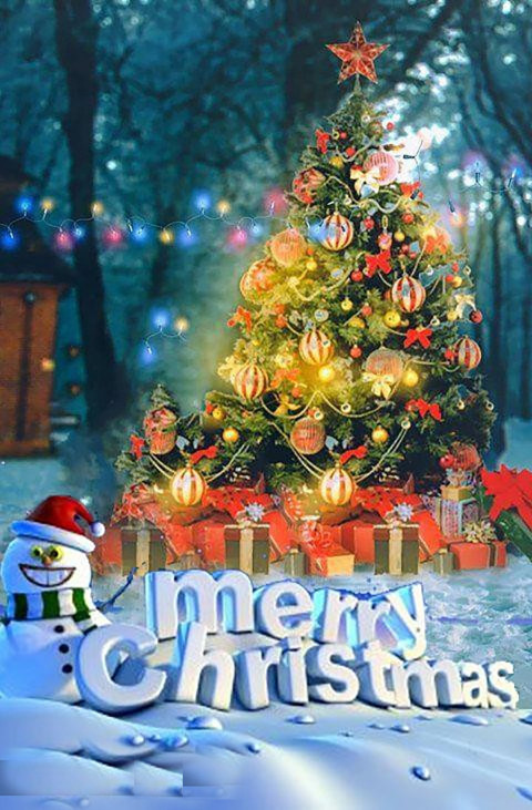 Merry Christmas Day Winter Editing PicsArt Background