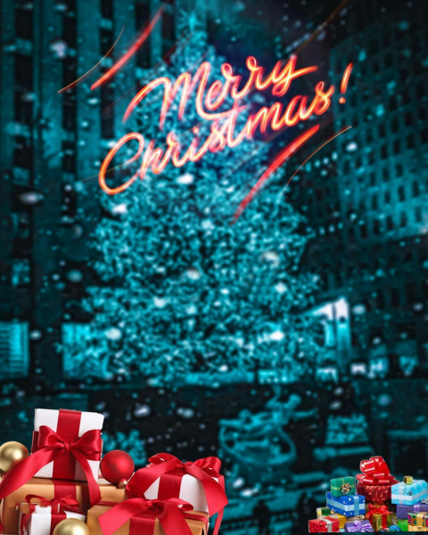 Merry Christmas Editing Background For CB Picsart Photo