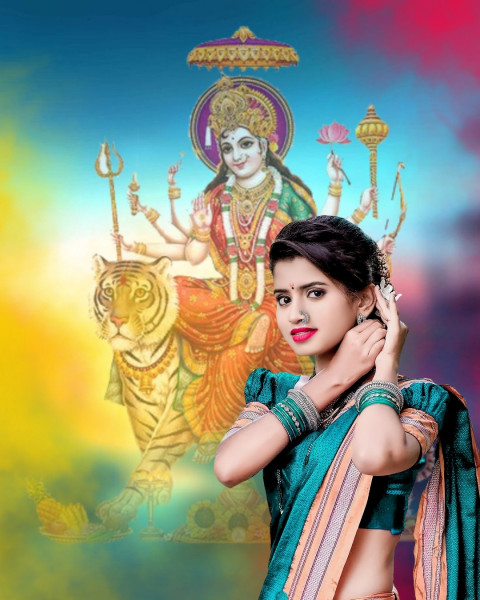 Navratri Background Download Full HD For CB PicsArt Editing