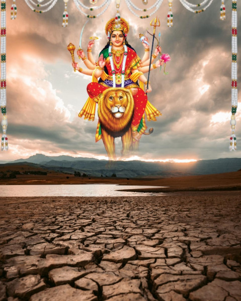 Navratri HD Background Full HD For PicsArt Editing
