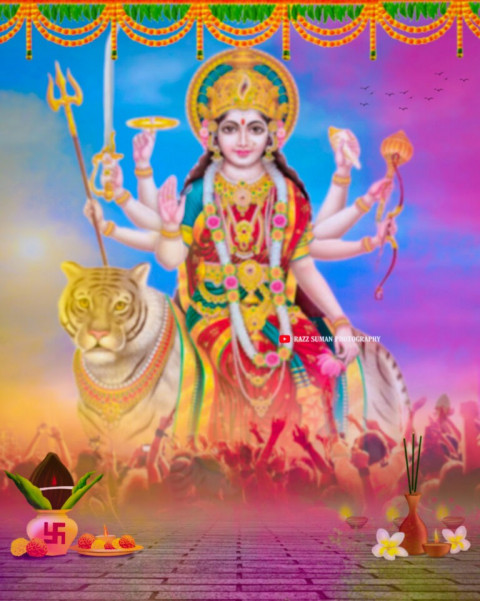 Navratri Photo Editing Photoshop Full HD Background Pics