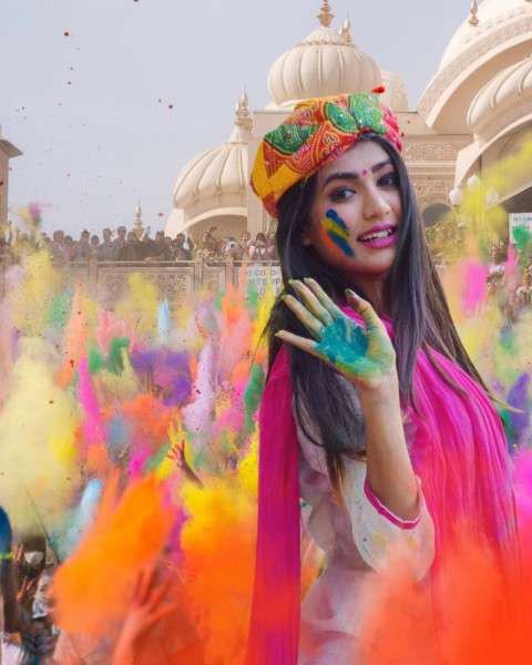 Photoshop Holi Colorful Cb Background Download