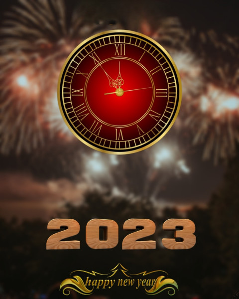 PicsArt 2023 New Year Editing Background Image