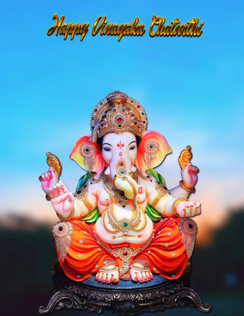 PicsArt CB Ganpati Bappa Morya Background With Girl For Editing Free