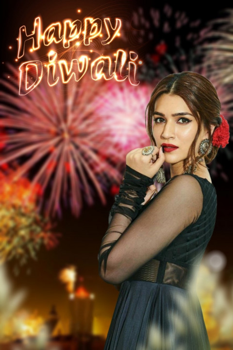 PicsArt Diwali Background With Girl For CB Photo Editing