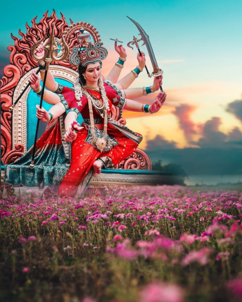 PicsArt Durga Puja Photo Editing Background New
