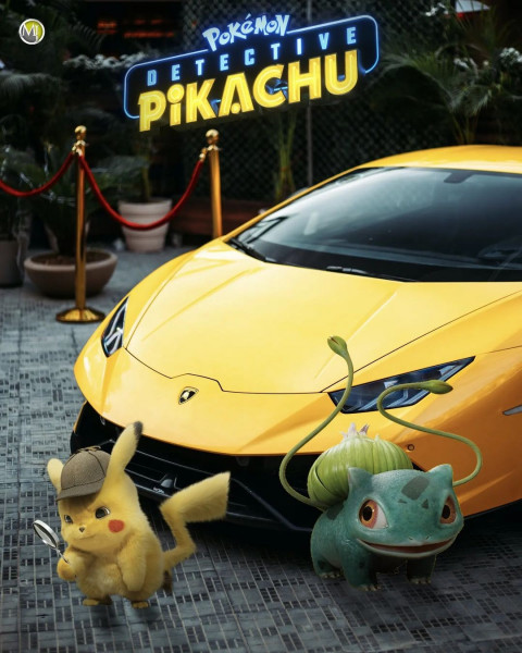 Pikachu Viral Instagram Editing Background Full HD for picsart