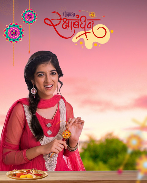 Rakshabandhan Editing Background Full HD With Sister