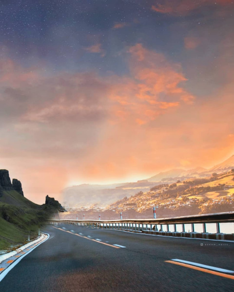 Road Picsart Background For Photo Editing