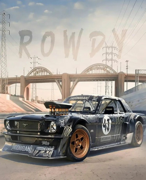 Rowdy Car Instagram viral Photo Editing HD Background