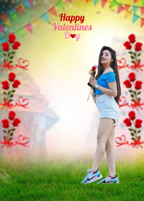 Snapseed Valentine Day Editing Background With Girls For PicsArt