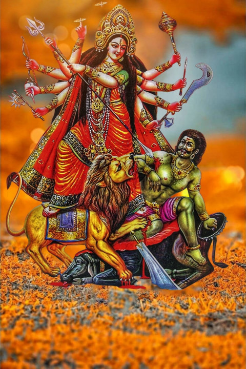 Snapseed Durga Pooja PicsArt Background Download Free
