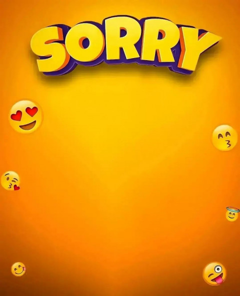 Sorry Instagram Viral Background For CB PicsArt Photo