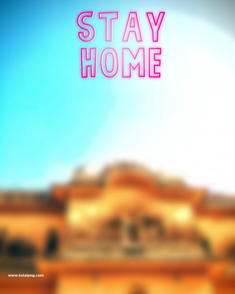 Stay Home Photoshop Editing Background Download