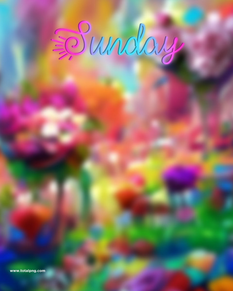 Sunday Colorful CB PicsArt Full HD Background