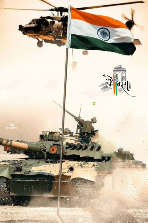 Tank 26 January Republic Day CB Editing Background