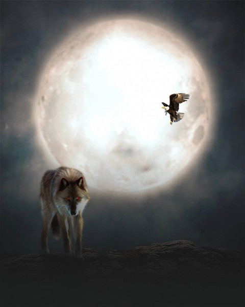 Viral Instagram Moon Editing Background Full Hd