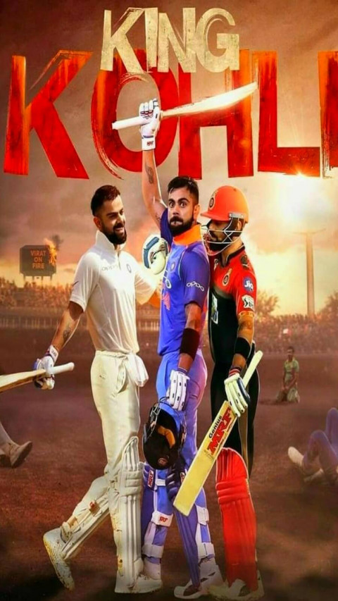 Virat Kohli IPL Photo Editing CB Background Download New