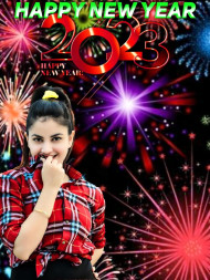 2023 New Year Editing CB Background With Girl