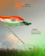 26th January Background HD For Cb Picsart Editing With Tiranga