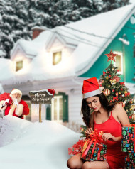 Christmas online Editing CB Background