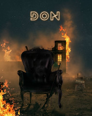 Don Movie Poster Background with Chair