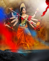Durga Maa Photo Editing Background For CB Photoshop Img