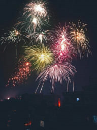 Firework Happy Diwali Background For Picsart Photo Editing