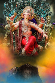 Ganesh Chaturthi Photo Editing Background