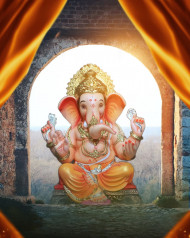 Ganpati Bappa Morya Chaturthi CB PicsArt Editing Background