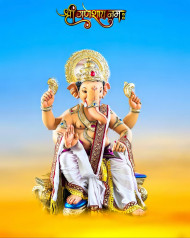 Ganpati Bappa Morya Ganesh Chaturthi CB Editing Background