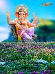 Ganpati Bappa Morya Ganesh Chaturthi CB Editing HD Background Img