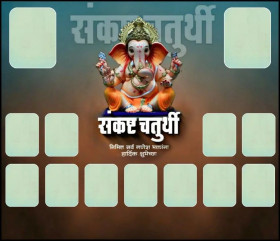 God Ganesh Chaturthi Marathi Banner Editing Background New